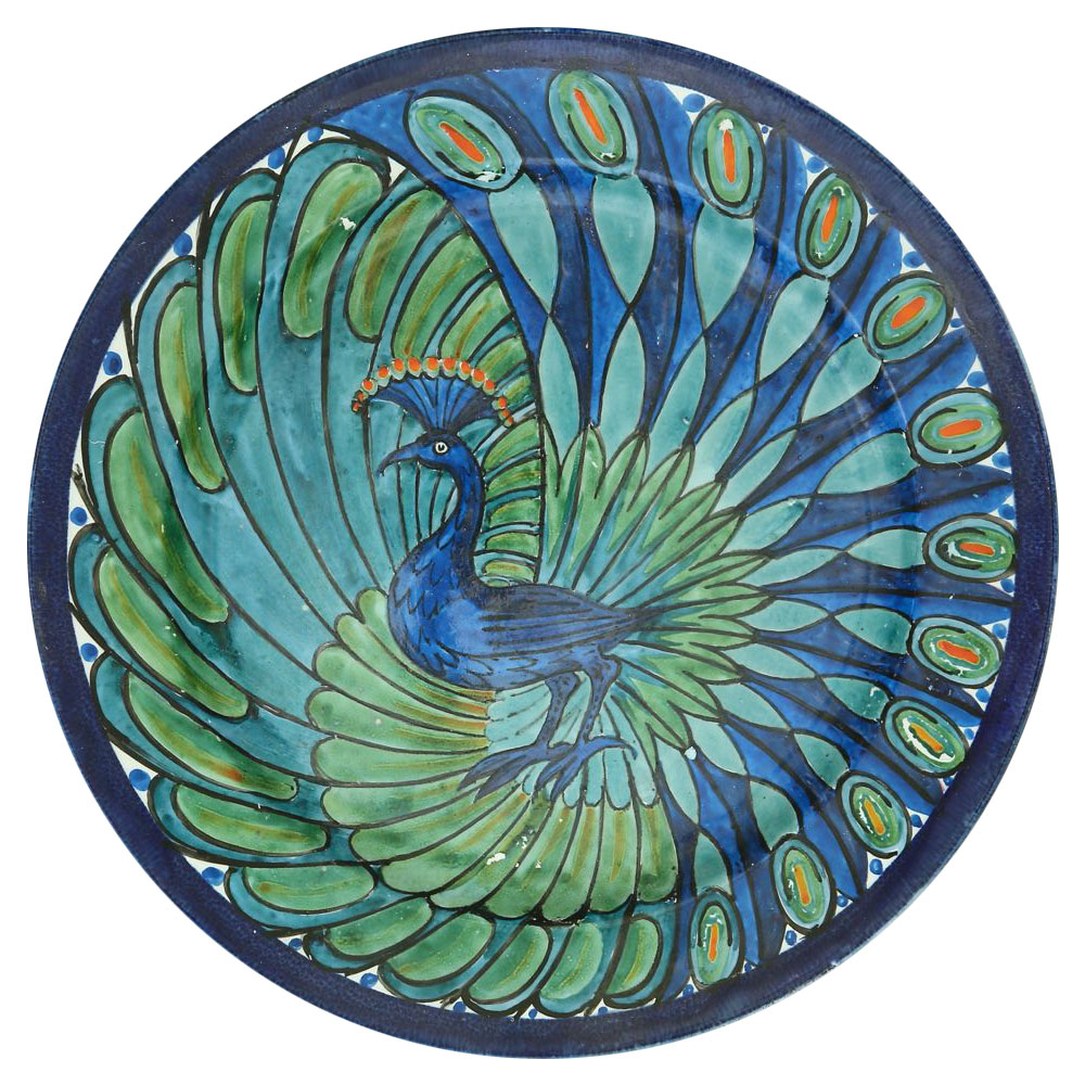 John Pearson ceramic plate, Guild of Handicrafts